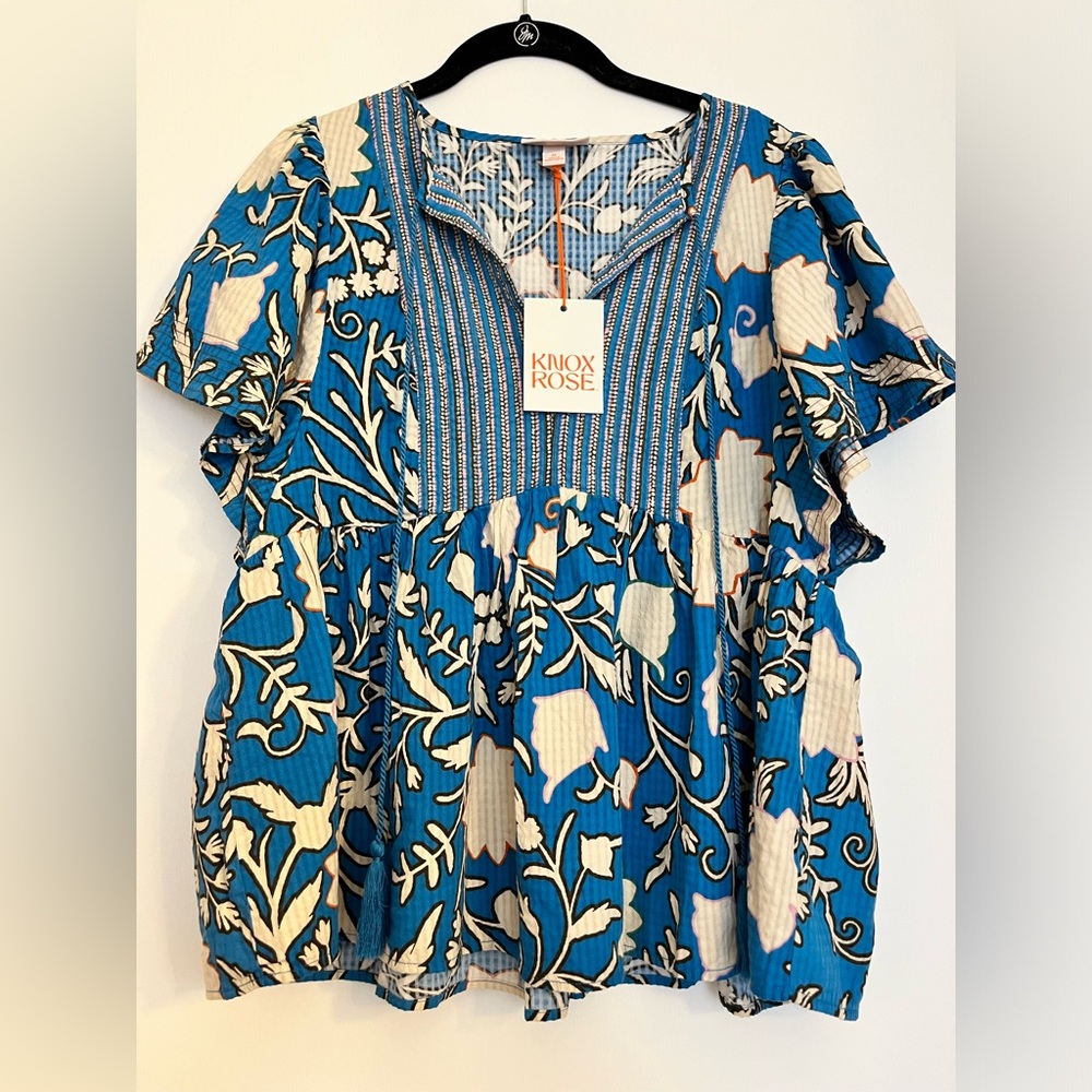 NWT Knox Rose Boho Shirt